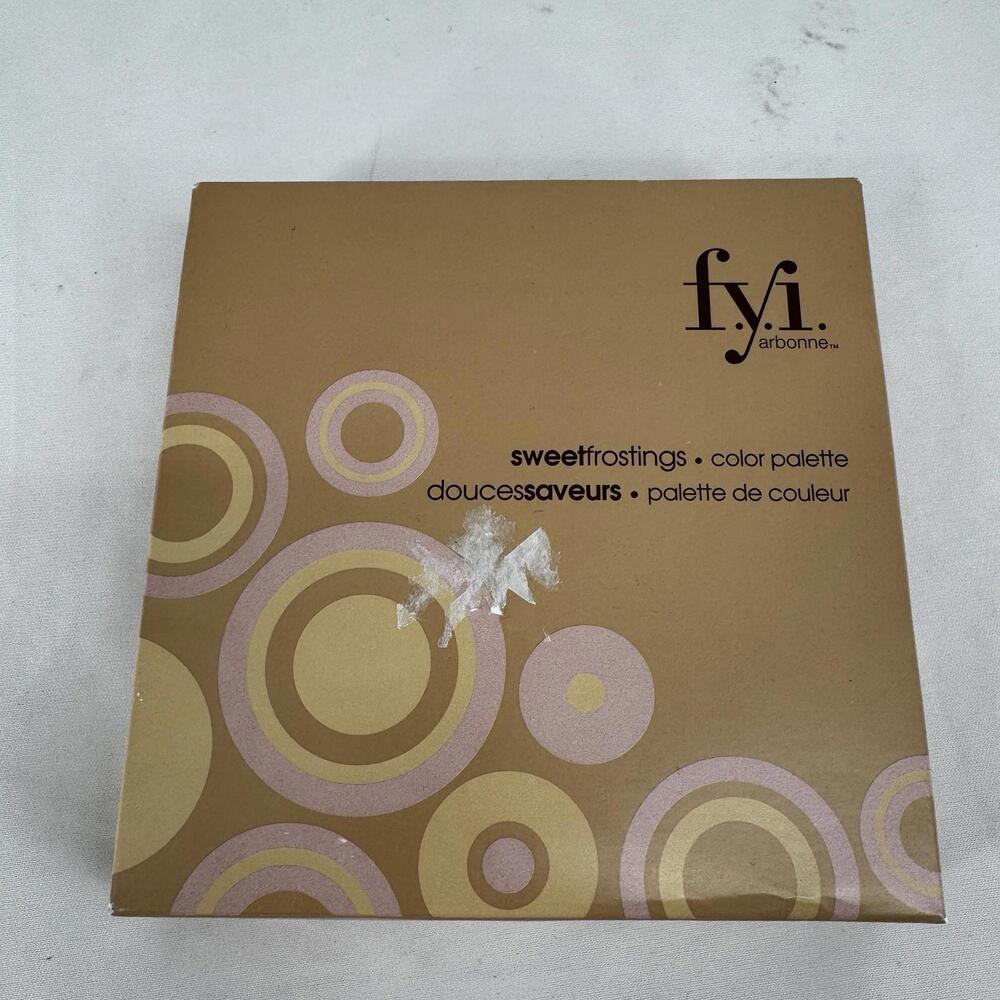 Arbonne makeup pallette sweet frostings new in box lip plumper creame eye shadow - Picture 2 of 4